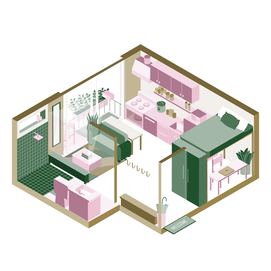 Full small space illustration