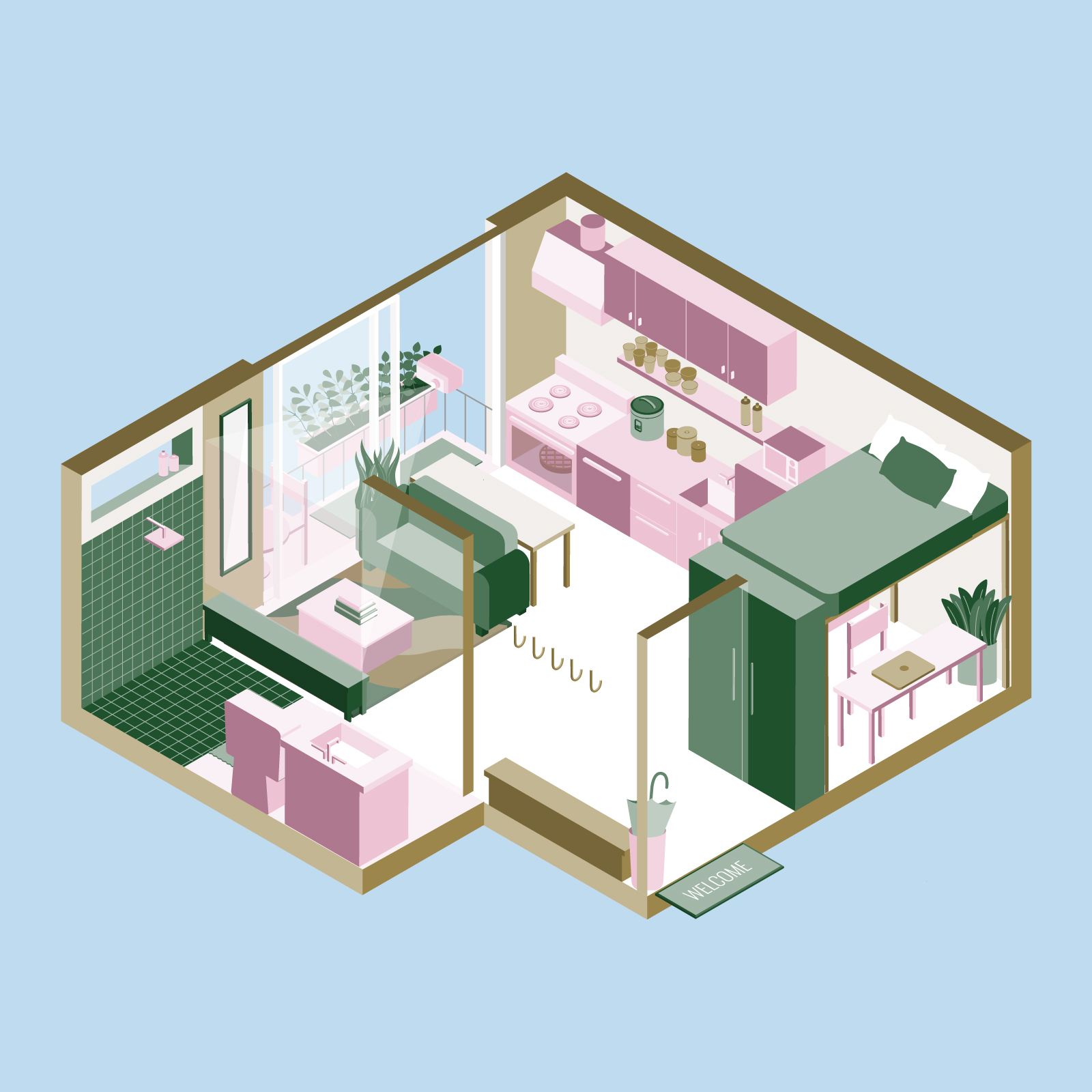 Full small space illustration